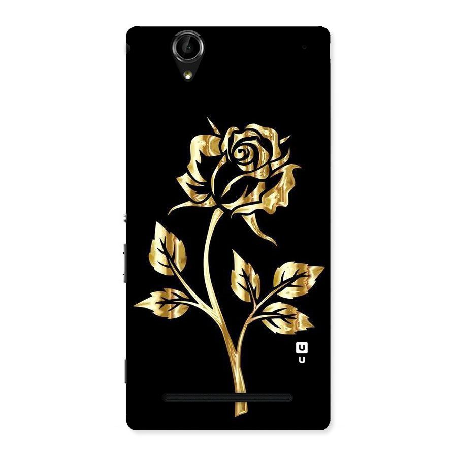 Gold Rose Back Case for Sony Xperia T2