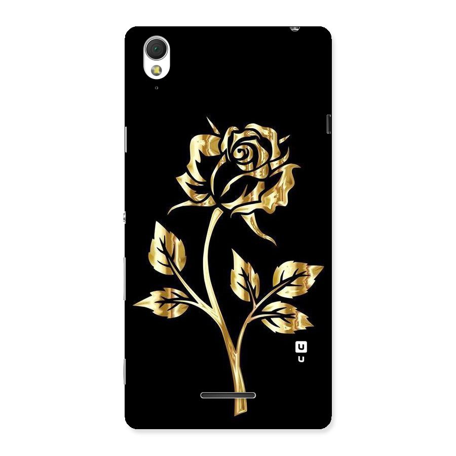 Gold Rose Back Case for Sony Xperia T3