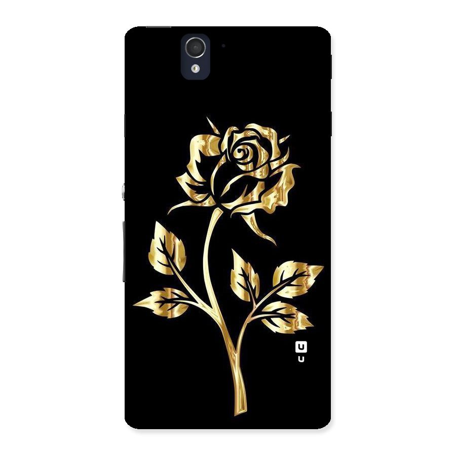 Gold Rose Back Case for Sony Xperia Z