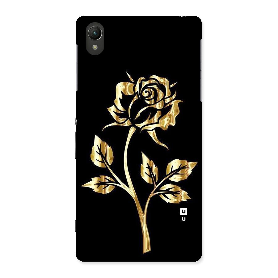 Gold Rose Back Case for Sony Xperia Z2