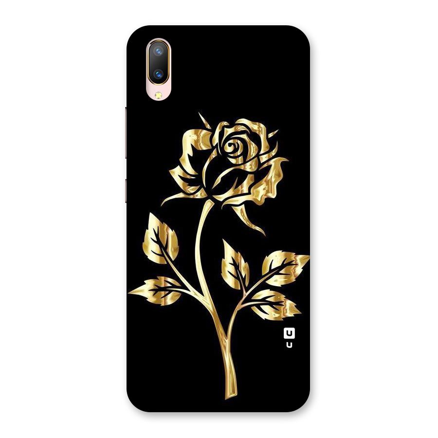 Gold Rose Back Case for Vivo V11 Pro