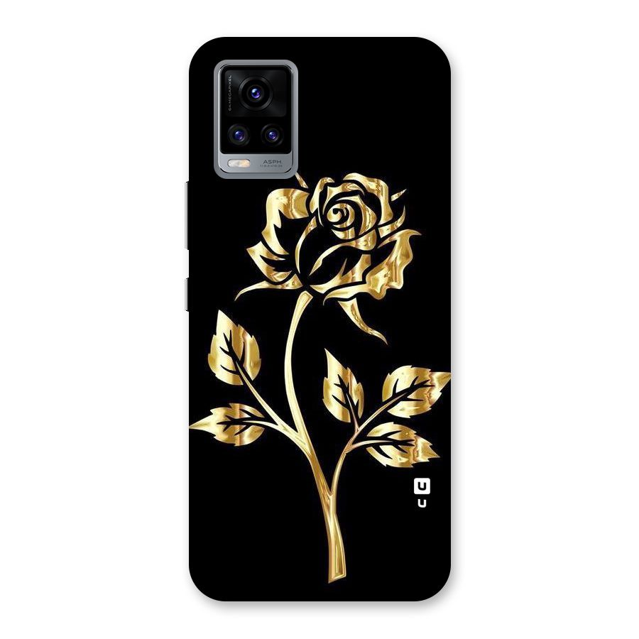 Gold Rose Back Case for Vivo V20