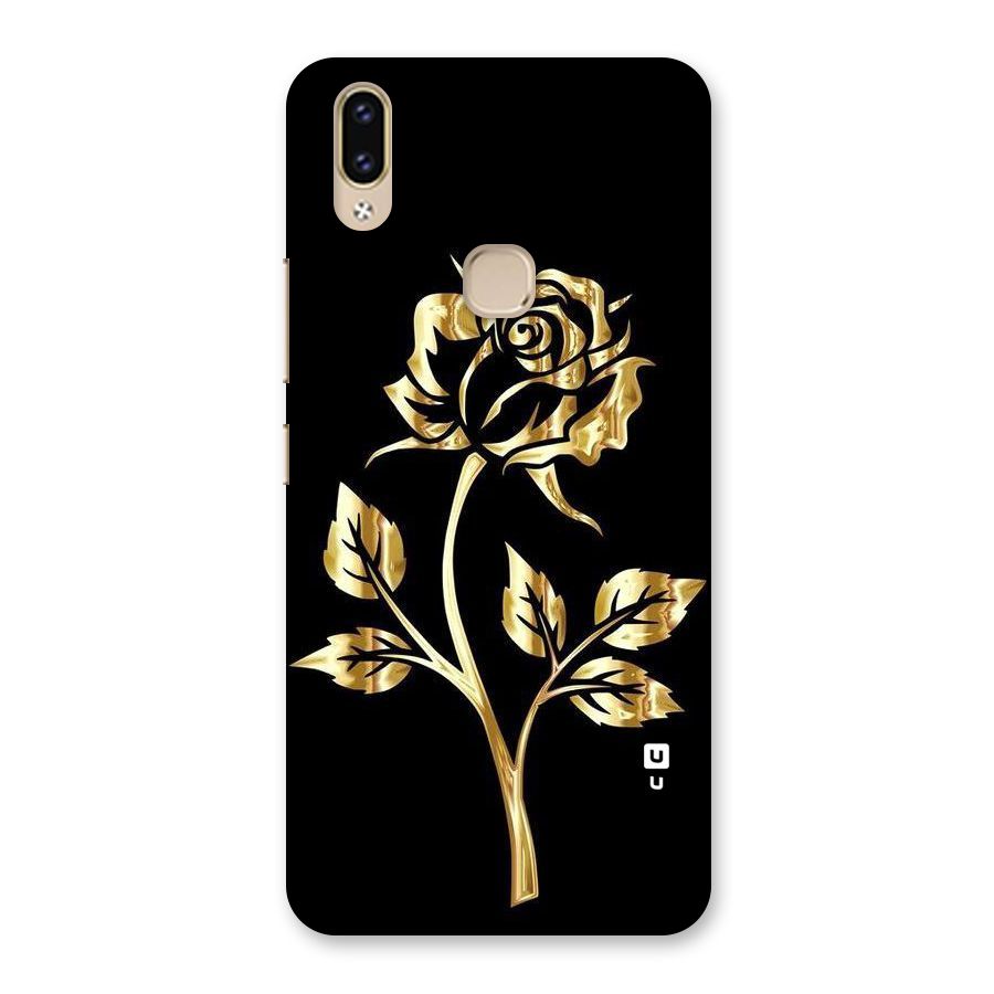 Gold Rose Back Case for Vivo V9 Youth