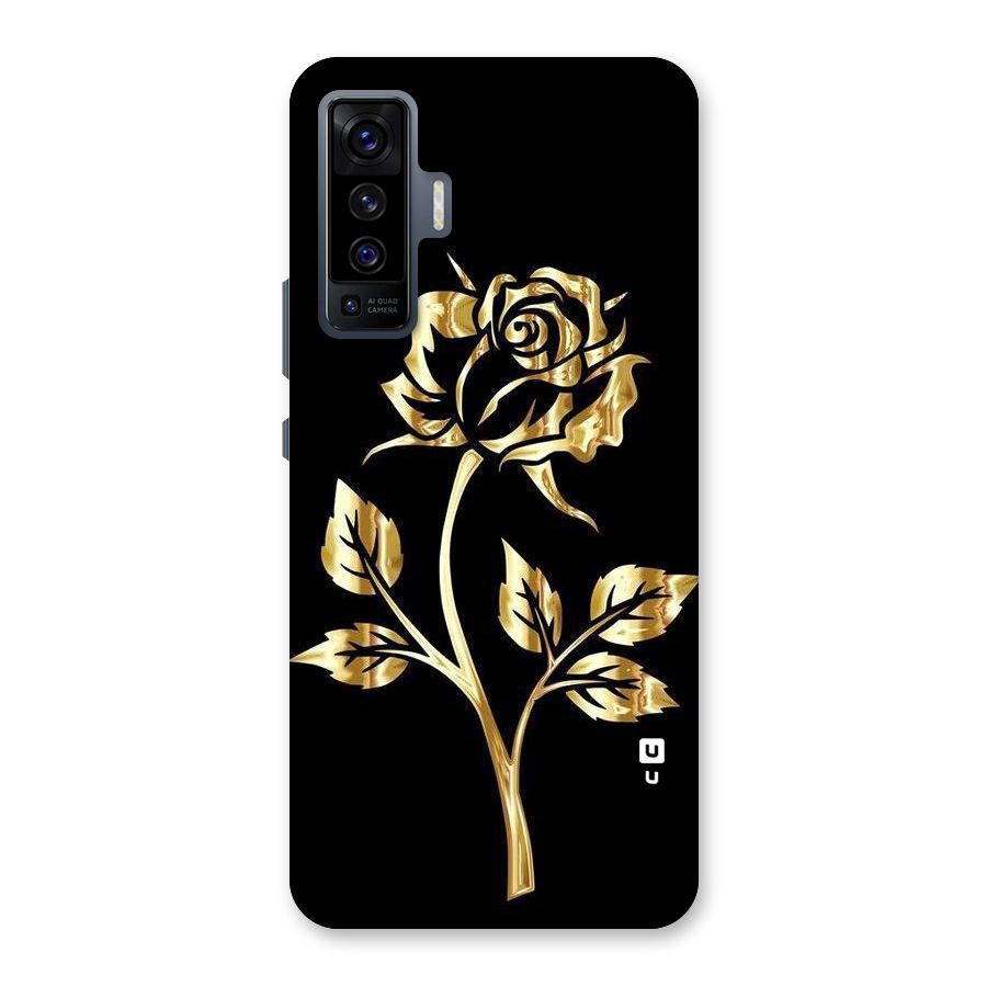 Gold Rose Back Case for Vivo X50