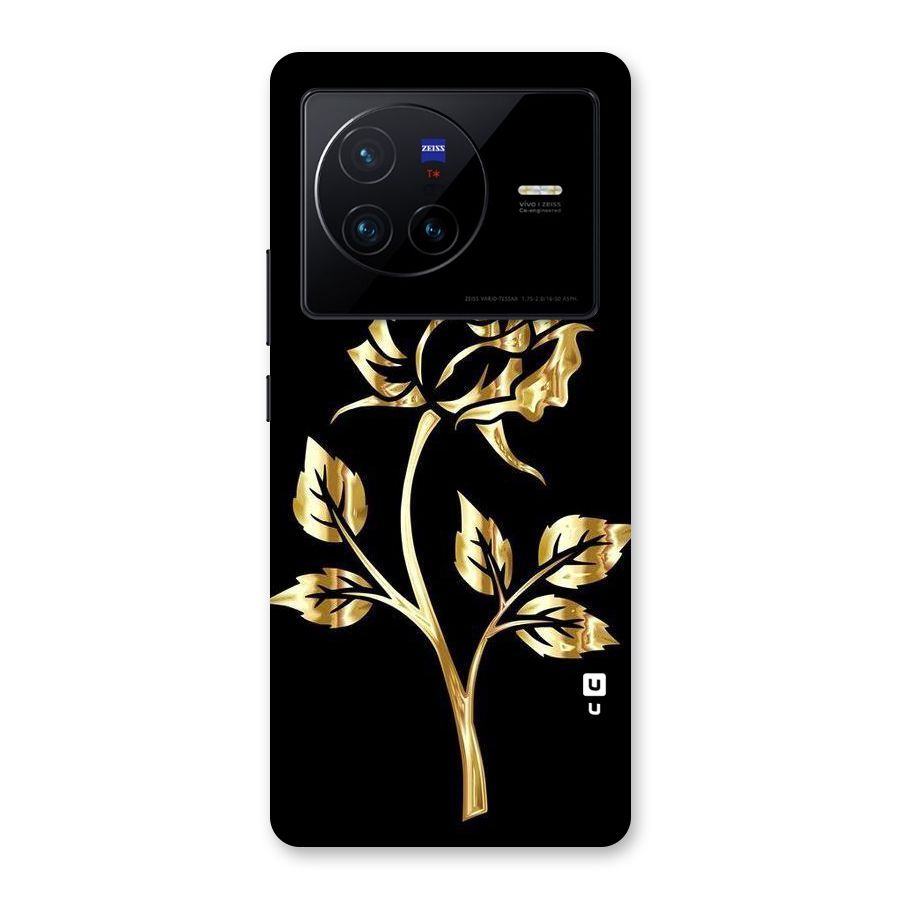 Gold Rose Back Case for Vivo X80