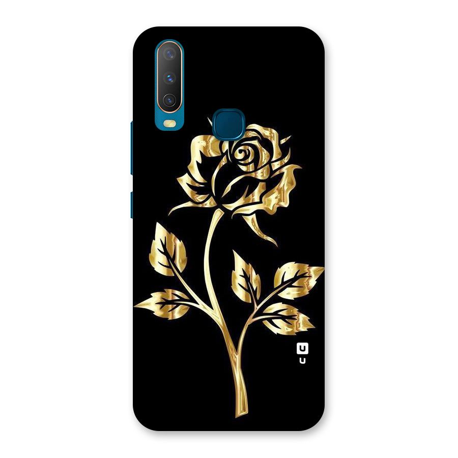 Gold Rose Back Case for Vivo Y12