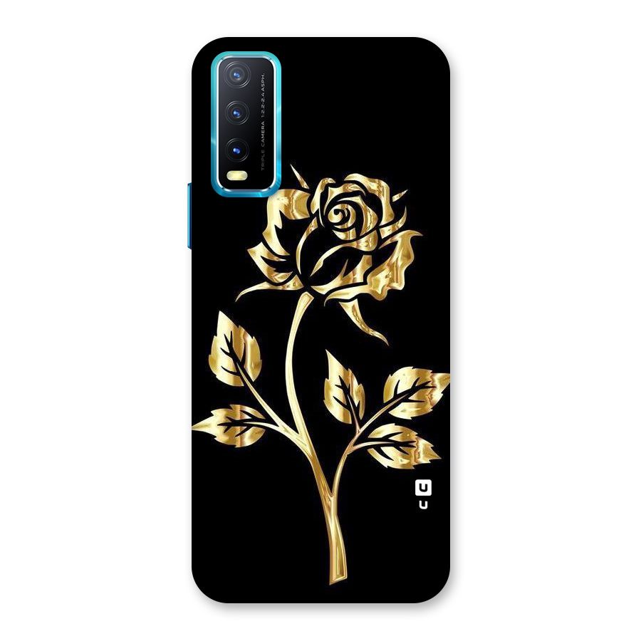 Gold Rose Back Case for Vivo Y20