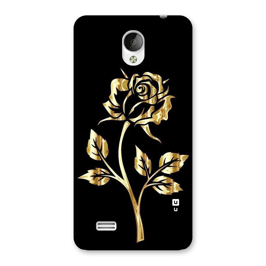 Gold Rose Back Case for Vivo Y21