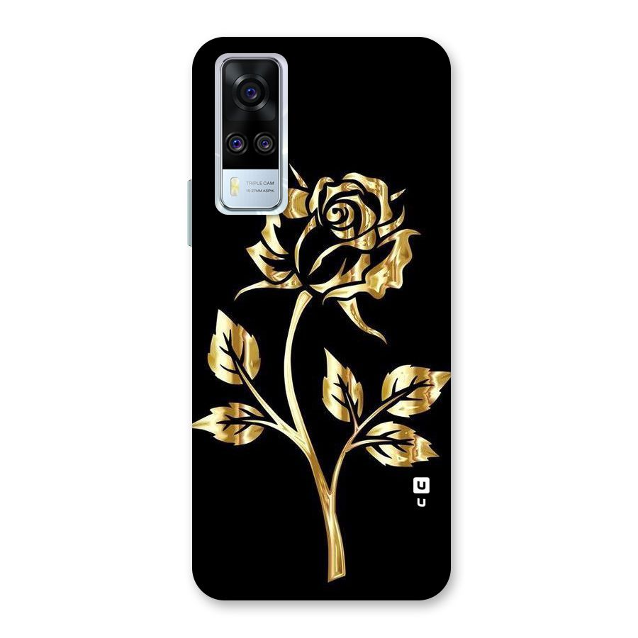 Gold Rose Back Case for Vivo Y31