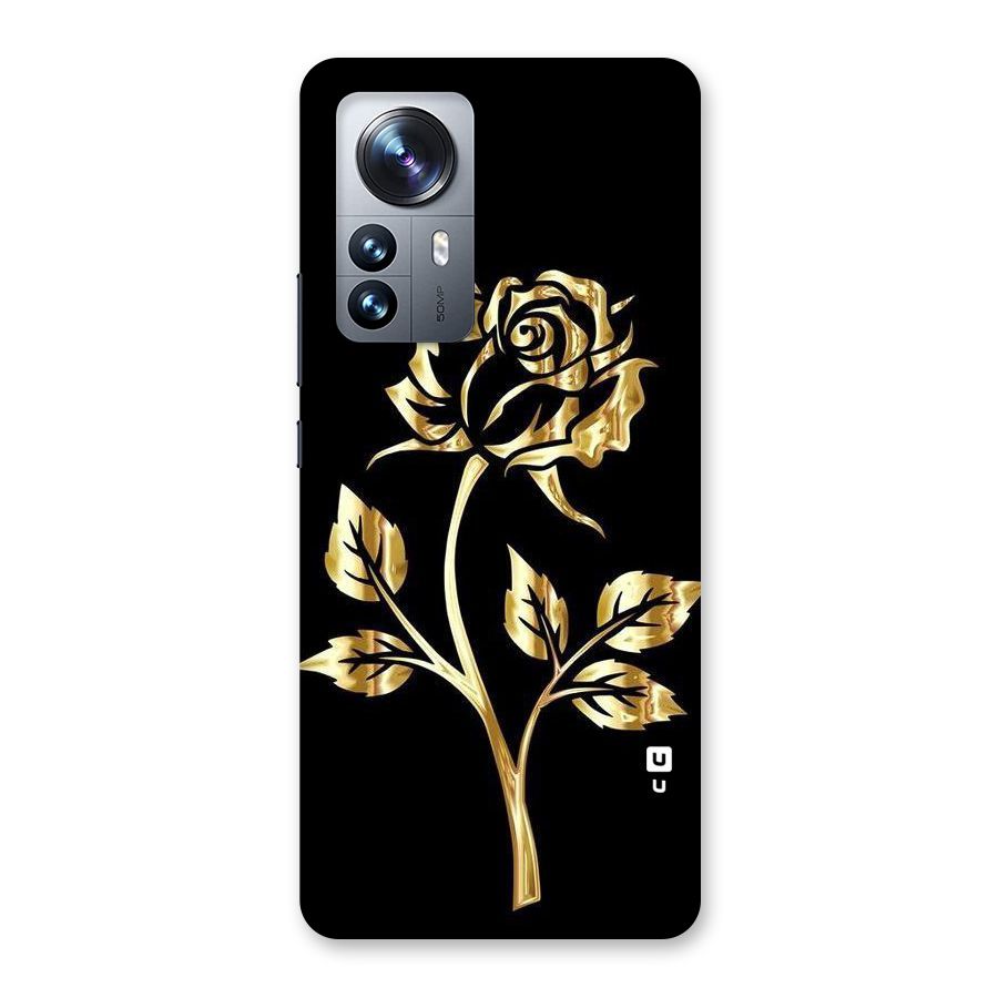 Gold Rose Back Case for Xiaomi 12 Pro