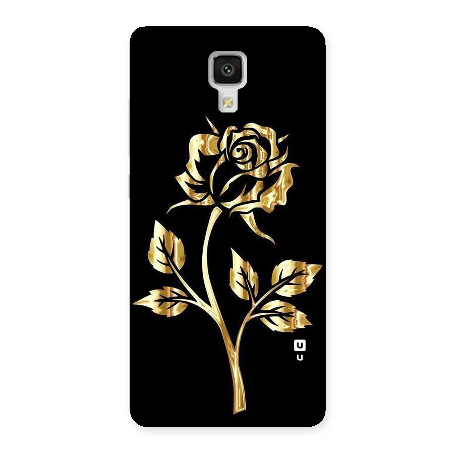 Gold Rose Back Case for Xiaomi Mi 4
