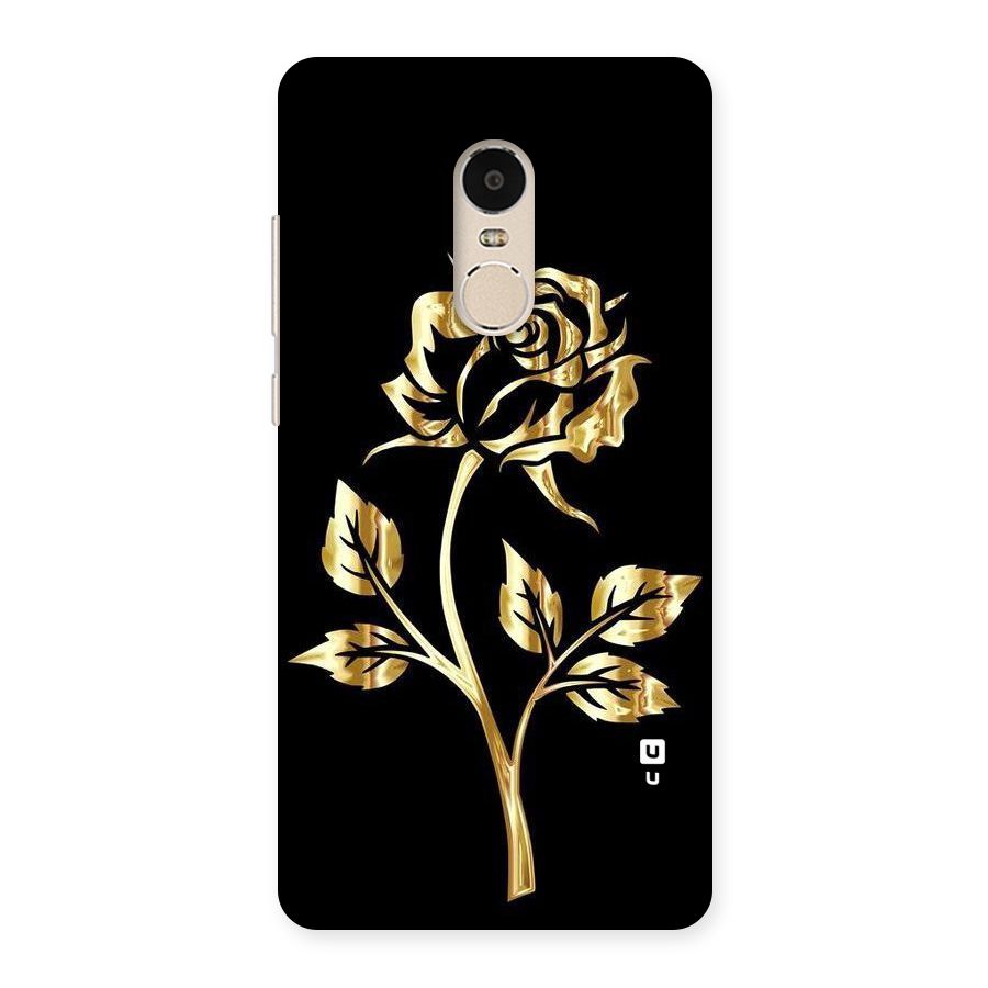 Gold Rose Back Case for Xiaomi Redmi Note 4
