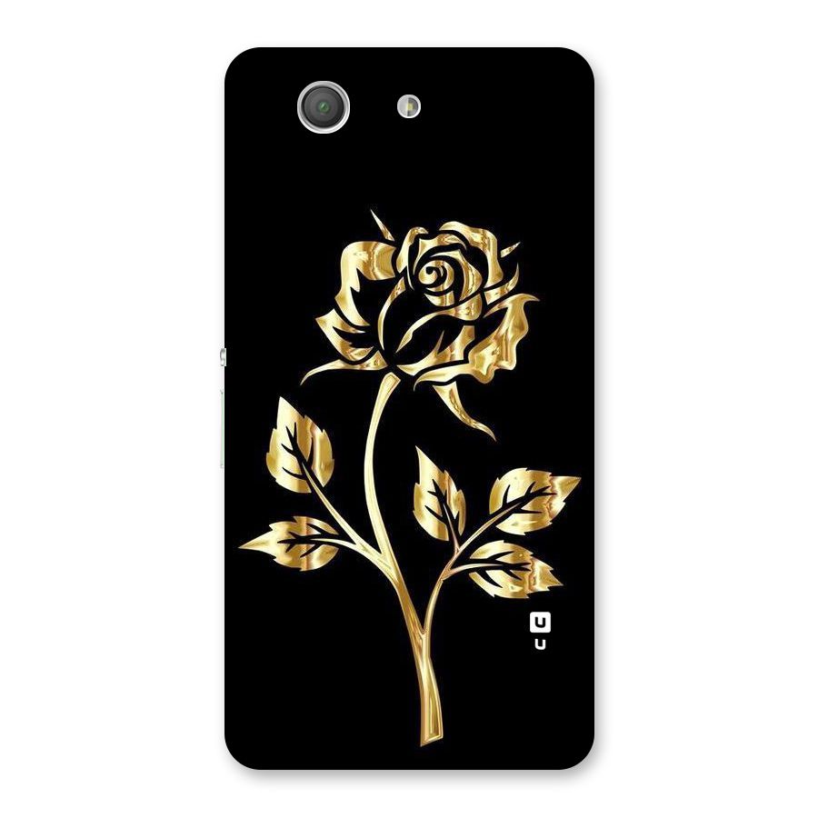 Gold Rose Back Case for Xperia Z3 Compact