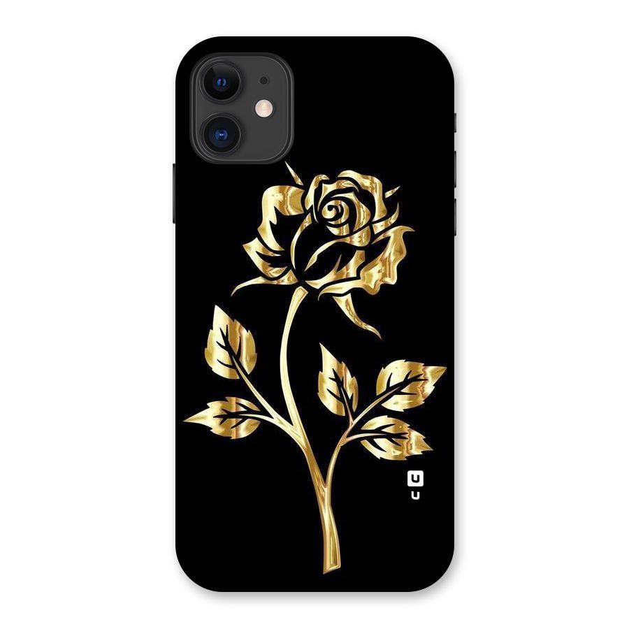 Gold Rose Back Case for iPhone 11