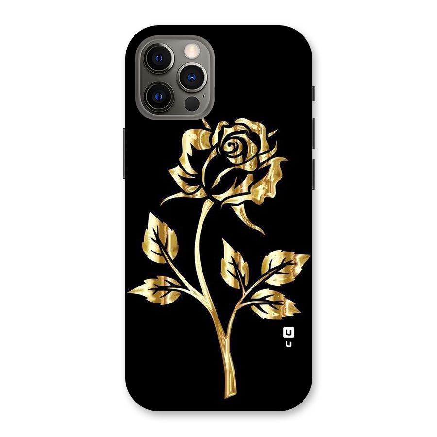Gold Rose Back Case for iPhone 12 Pro