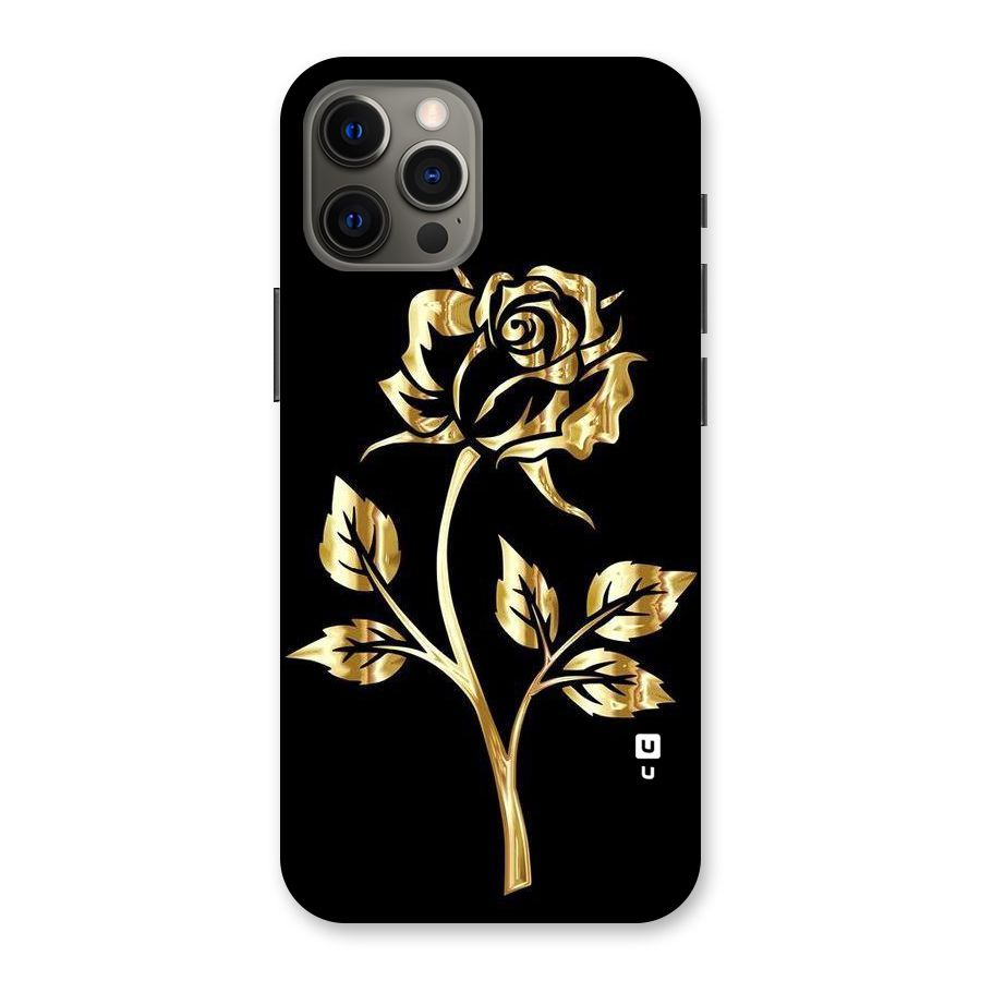 Gold Rose Back Case for iPhone 12 Pro Max