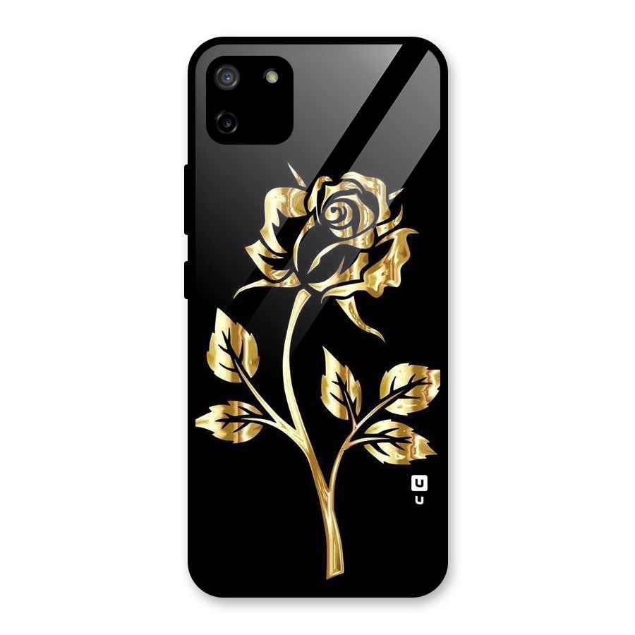 Gold Rose Glass Back Case for Realme C11