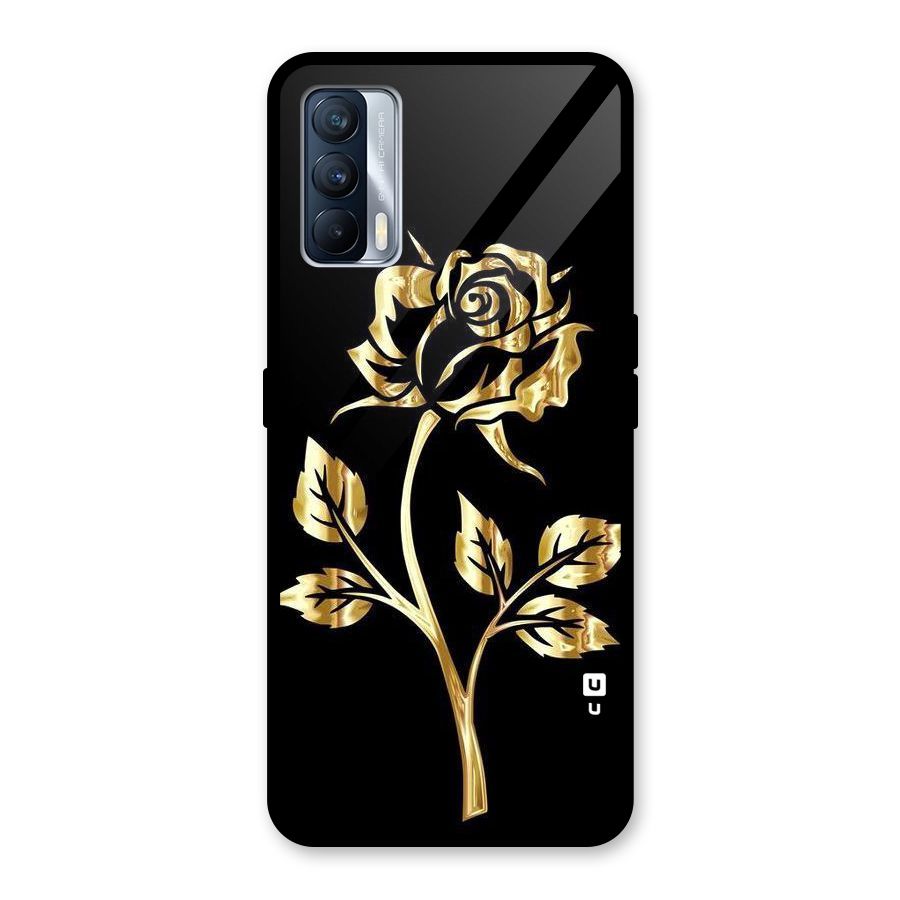 Gold Rose Glass Back Case for Realme X7