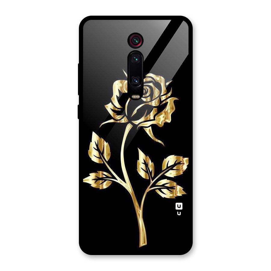 Gold Rose Glass Back Case for Redmi K20