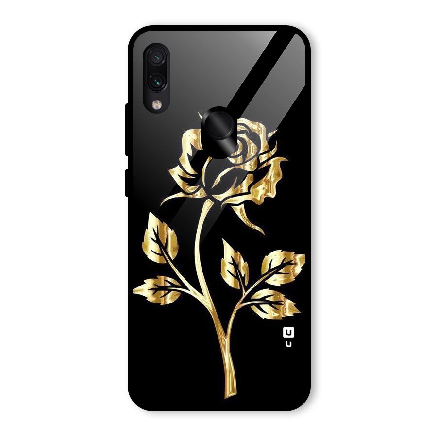 Gold Rose Glass Back Case for Redmi Note 7 Pro