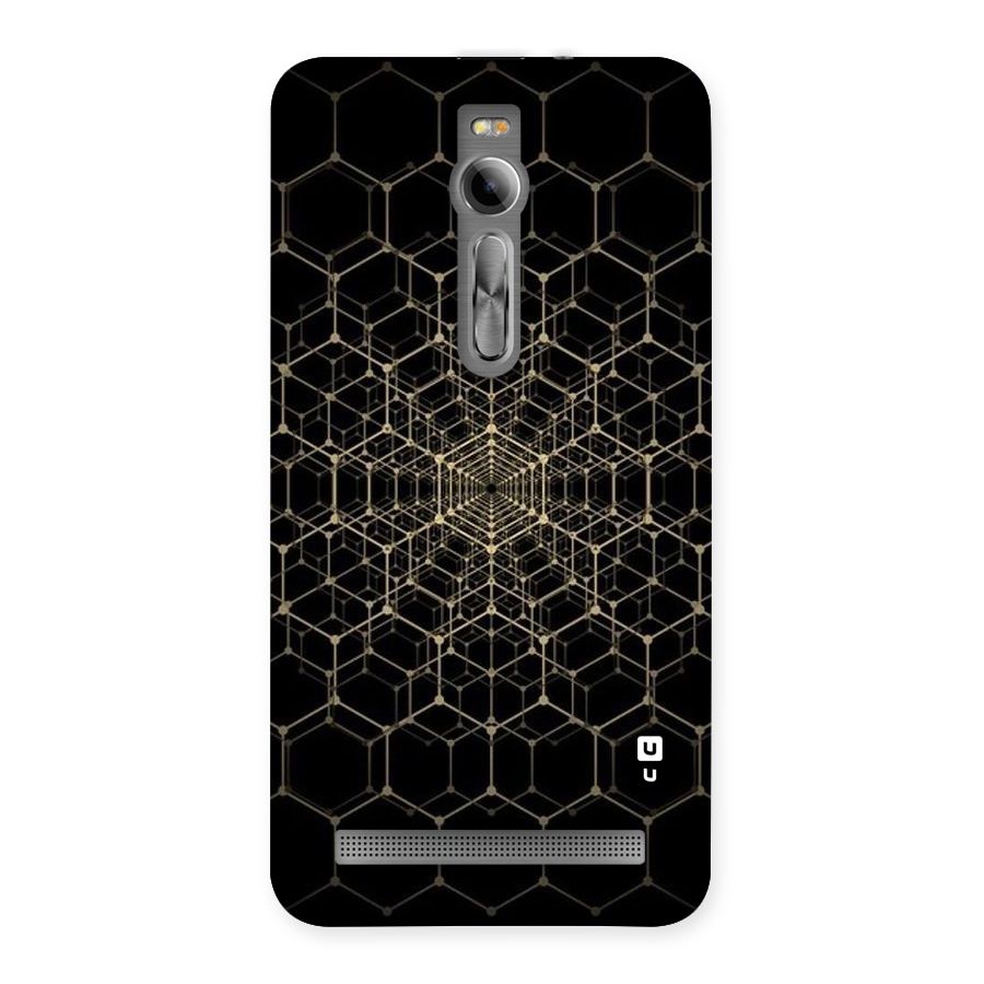 Gold Web Back Case for Asus Zenfone 2