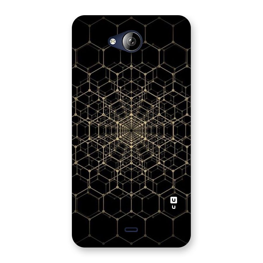 Gold Web Back Case for Canvas Play Q355