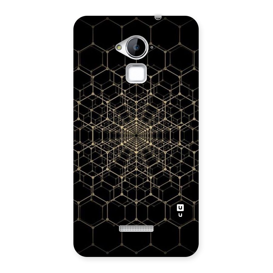 Gold Web Back Case for Coolpad Note 3