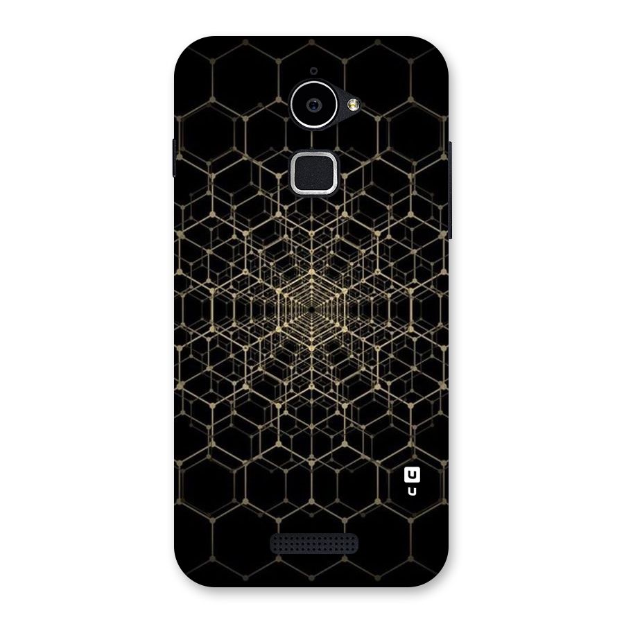 Gold Web Back Case for Coolpad Note 3 Lite