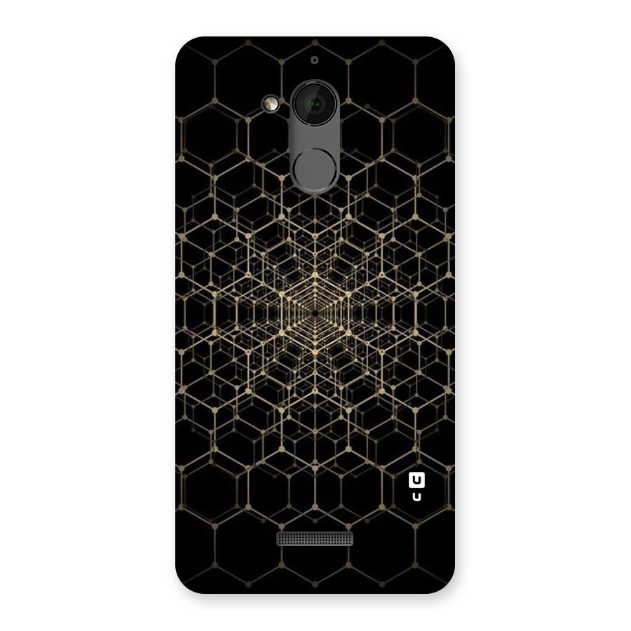 Gold Web Back Case for Coolpad Note 5