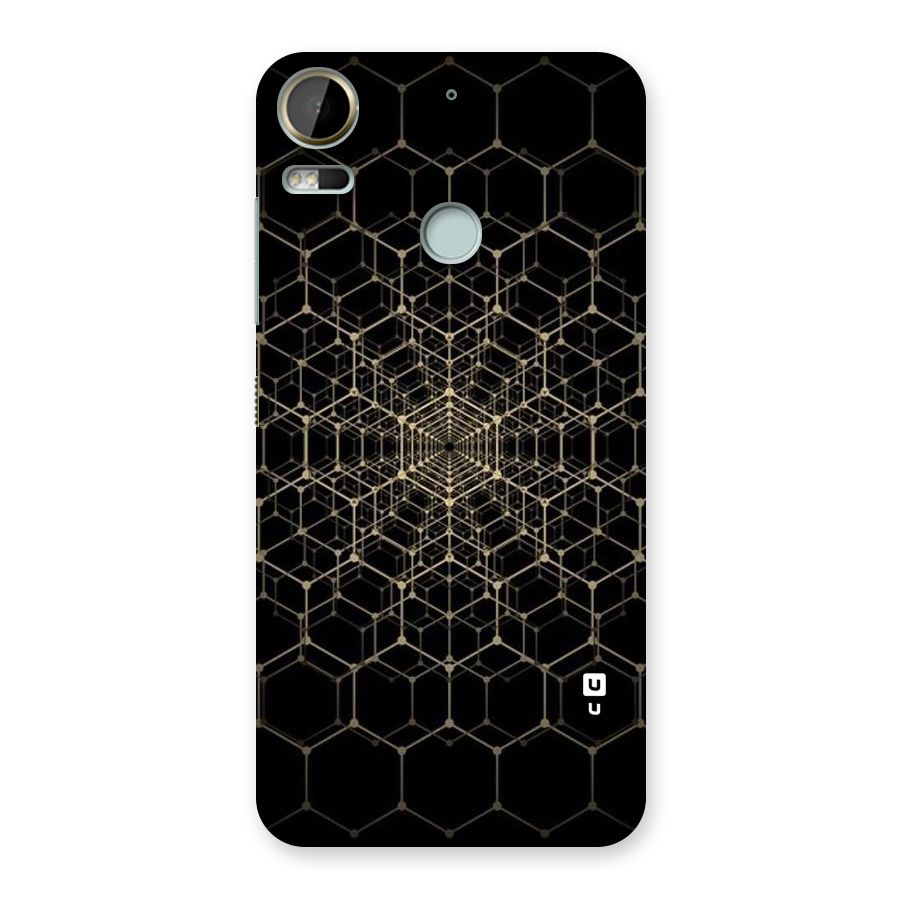 Gold Web Back Case for Desire 10 Pro
