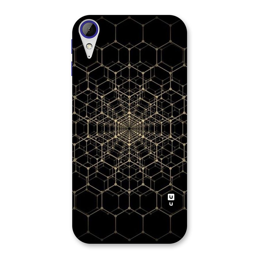 Gold Web Back Case for Desire 830