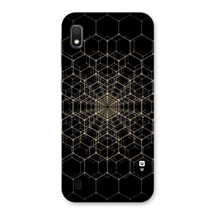 Gold Web Back Case for Galaxy A10