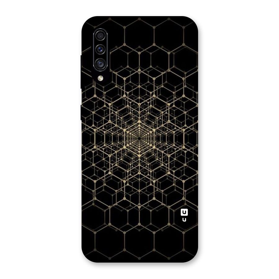 Gold Web Back Case for Galaxy A30s