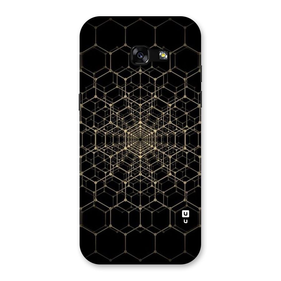 Gold Web Back Case for Galaxy A5 2017