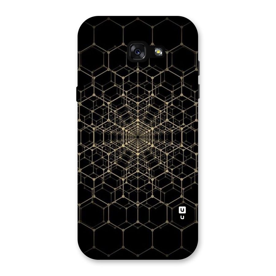 Gold Web Back Case for Galaxy A7 (2017)