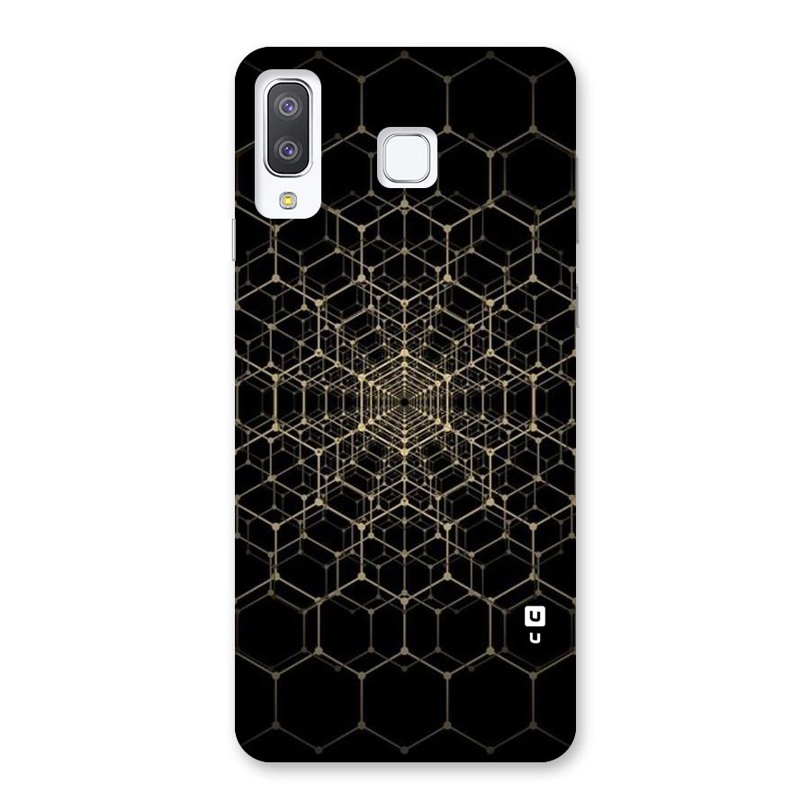 Gold Web Back Case for Galaxy A8 Star