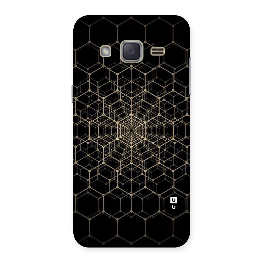 Gold Web Back Case for Galaxy J2