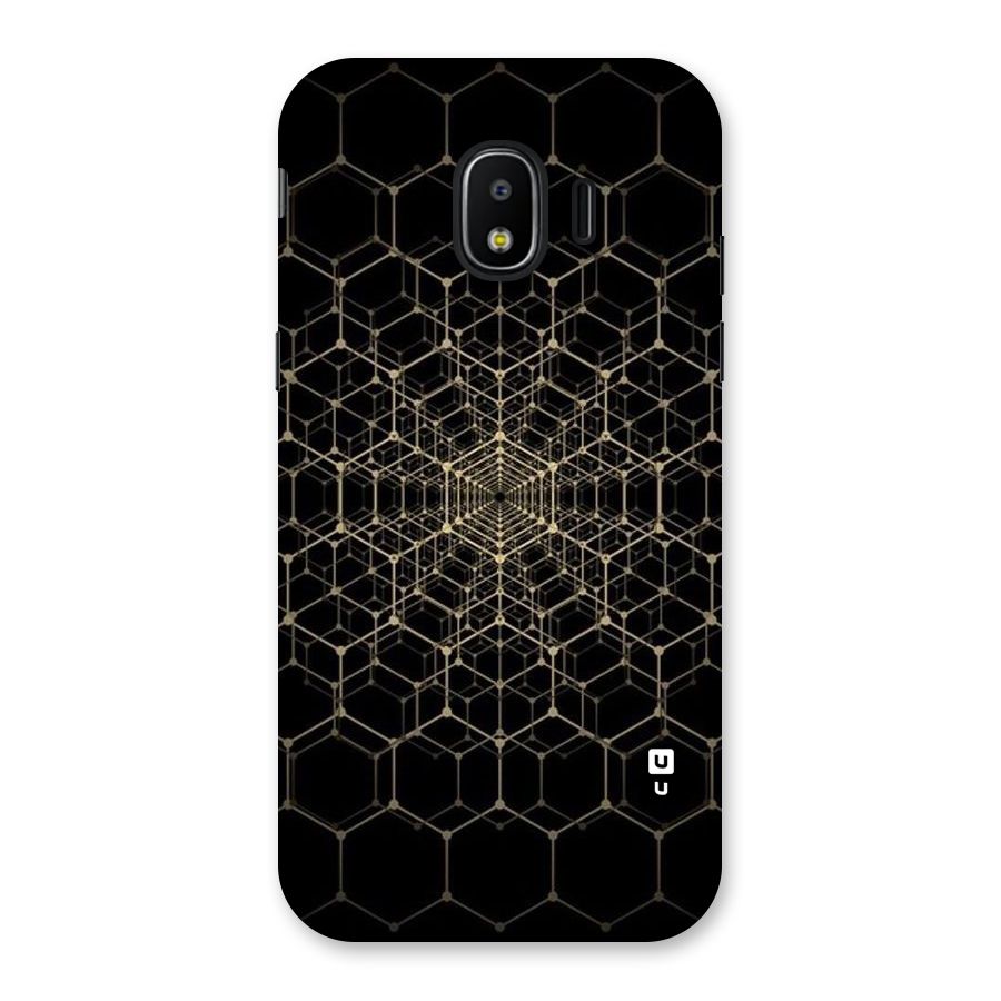 Gold Web Back Case for Galaxy J2 Pro 2018