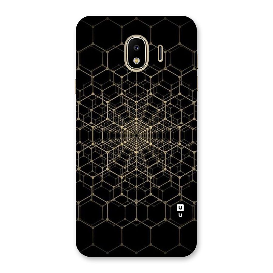 Gold Web Back Case for Galaxy J4