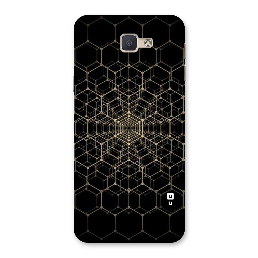 Gold Web Back Case for Galaxy J5 Prime