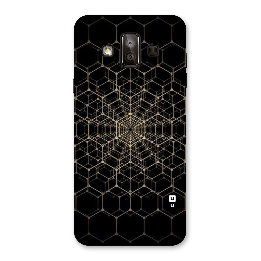 Gold Web Back Case for Galaxy J7 Duo