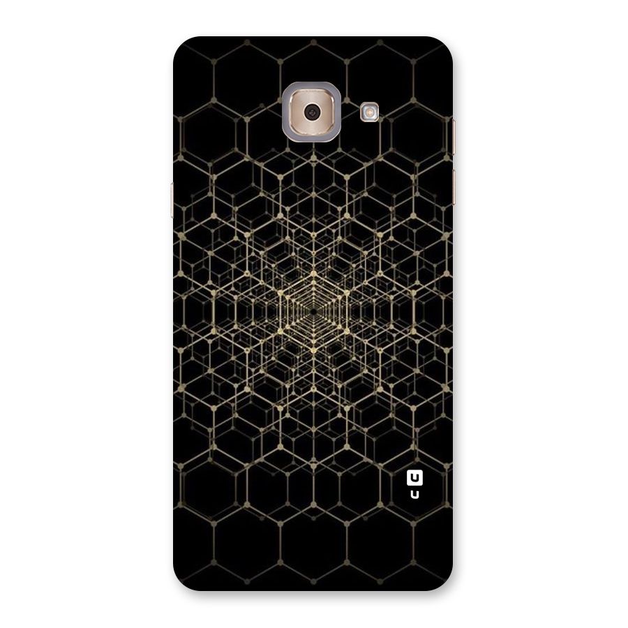 Gold Web Back Case for Galaxy J7 Max