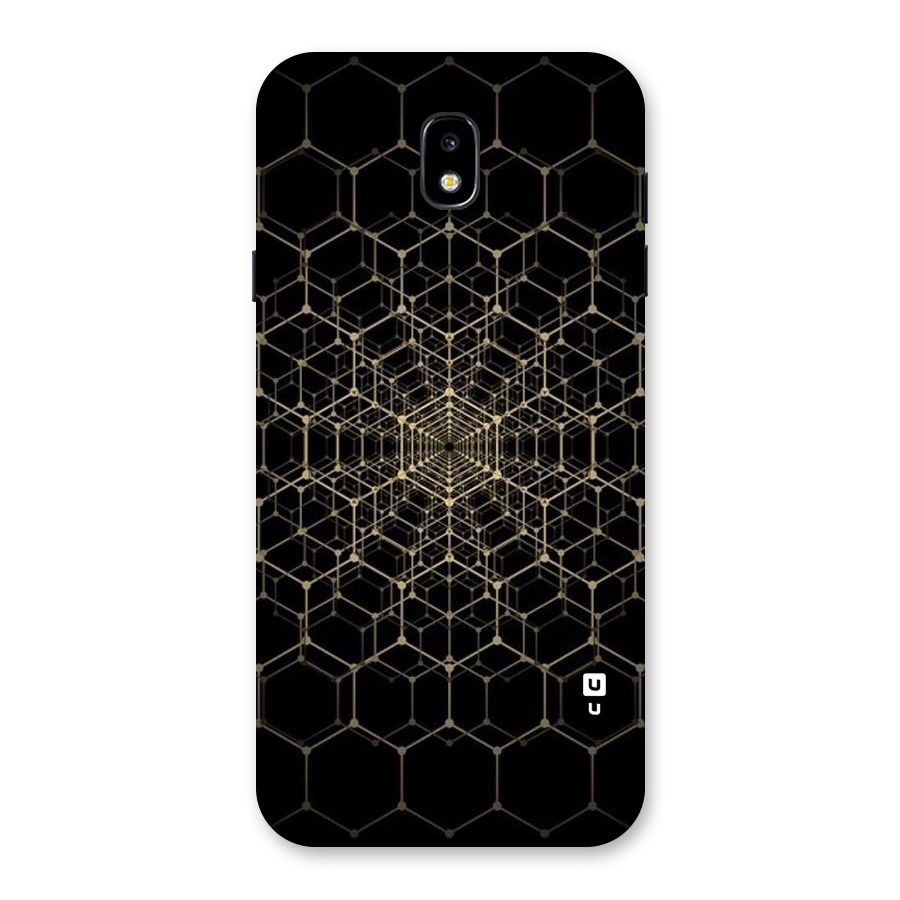 Gold Web Back Case for Galaxy J7 Pro