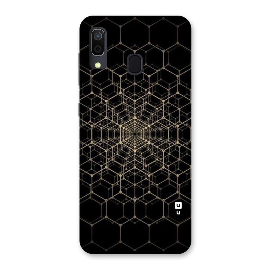 Gold Web Back Case for Galaxy M10s