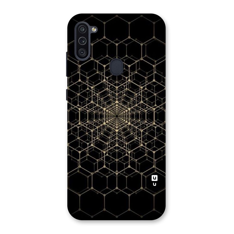 Gold Web Back Case for Galaxy M11