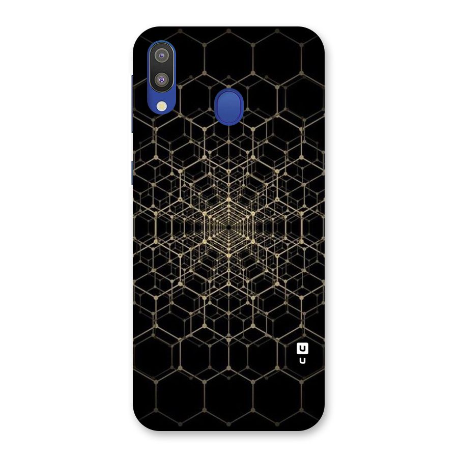 Gold Web Back Case for Galaxy M20