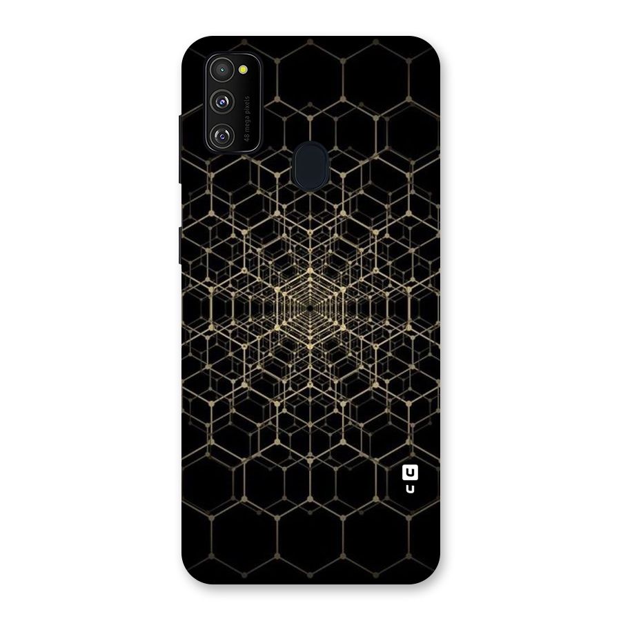 Gold Web Back Case for Galaxy M30s