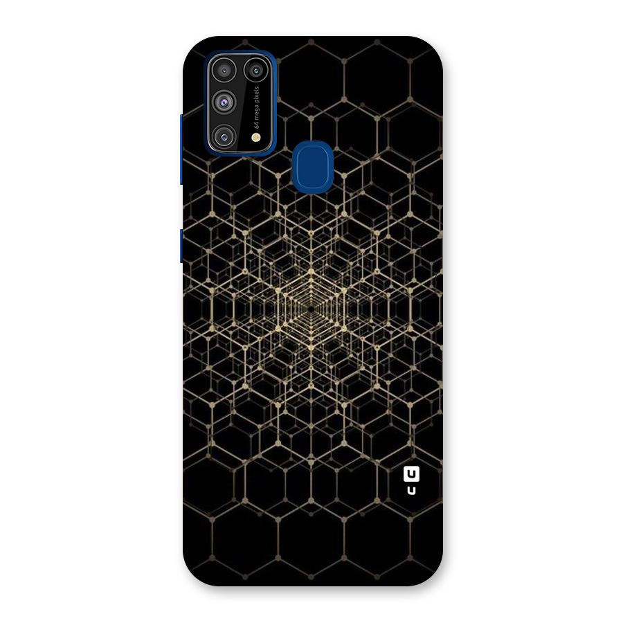 Gold Web Back Case for Galaxy M31