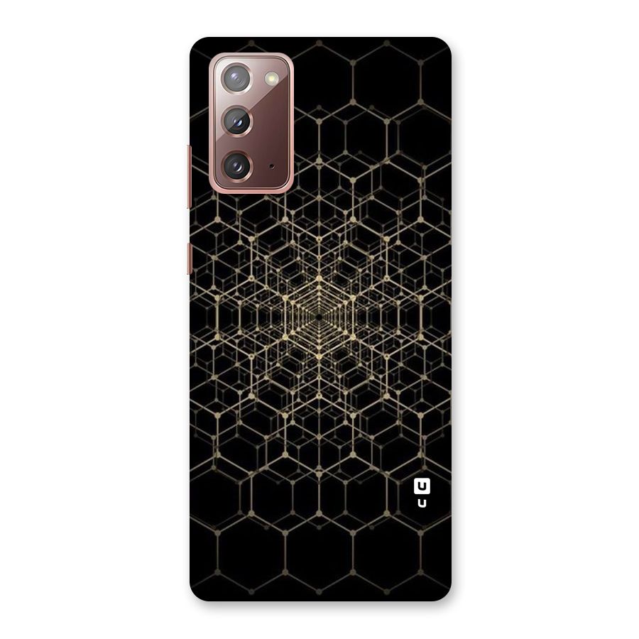 Gold Web Back Case for Galaxy Note 20