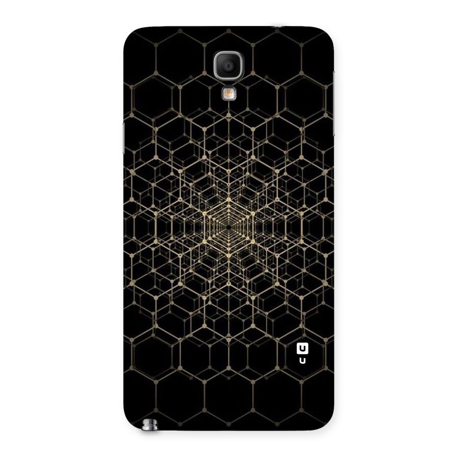 Gold Web Back Case for Galaxy Note 3 Neo